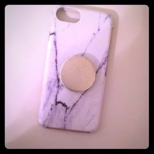 IPhone six case with pop socket
